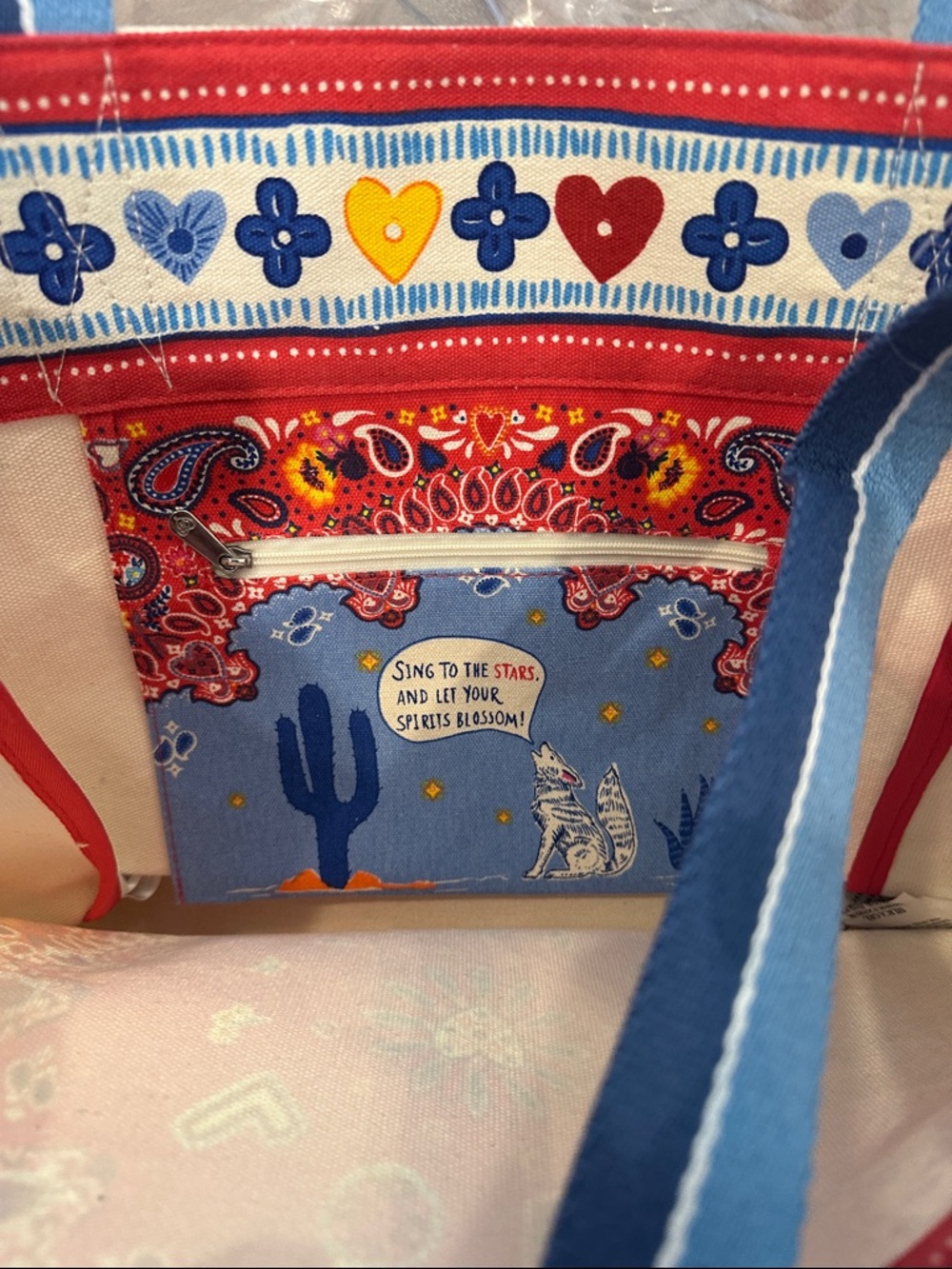 New Brighton Bandana Love Tote - Picture 5 of 6